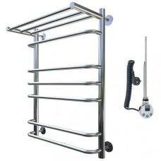 Электрический полотенцесушитель Тругор Идеал 3 элТЭН 80x40 с полкой Хром