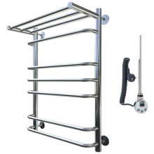 Электрический полотенцесушитель Тругор Идеал 3 элТЭН 80x50 с полкой Хром