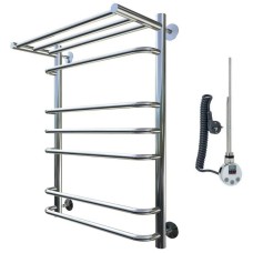 Электрический полотенцесушитель Тругор Идеал 3 элТЭН 80x50 с полкой Хром