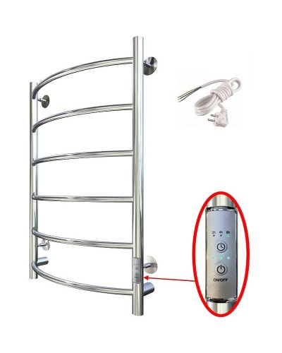 Электрический полотенцесушитель Тругор ПЭК 5 СП 80x40 Хром