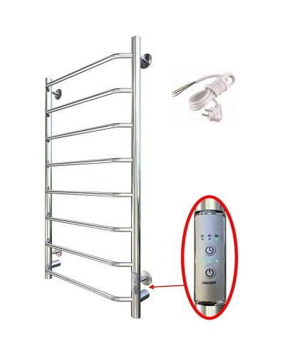 Электрический полотенцесушитель Тругор ПЭК 6 СП 100x50 Хром