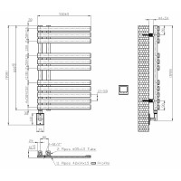 Электрический полотенцесушитель Boheme Venturo 721-CR Хром