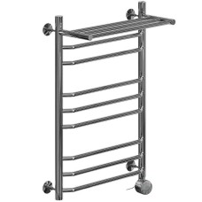 Электрический полотенцесушитель Ника Trapezium ЛТ (Г2) ВП 80/60 с полкой Хром