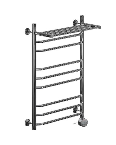 Электрический полотенцесушитель Ника Trapezium ЛТ (Г2) ВП 80/60 с полкой Хром