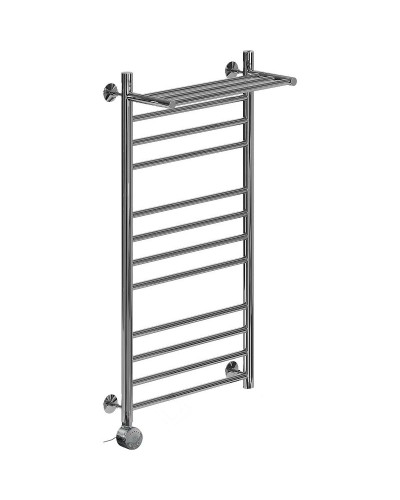 Электрический полотенцесушитель Ника Classic ЛП (Г2) ВП 100/50 с полкой Хром