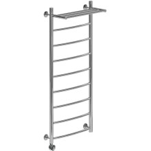 Электрический полотенцесушитель Ника Arc ЛД ВП 120/50 с полкой Хром