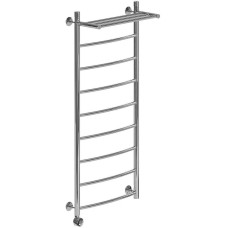 Электрический полотенцесушитель Ника Arc ЛД ВП 120/50 с полкой Хром