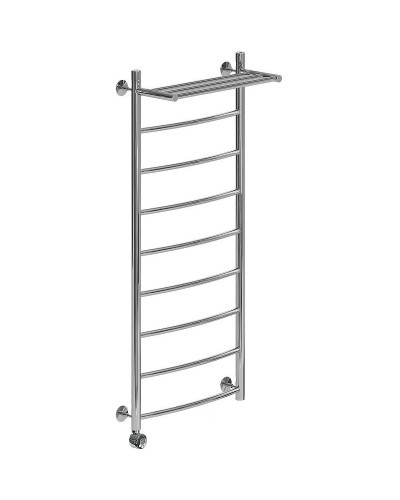 Электрический полотенцесушитель Ника Arc ЛД ВП 120/50 с полкой Хром