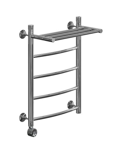 Электрический полотенцесушитель Ника Arc ЛД ВП 60/50 с полкой Хром