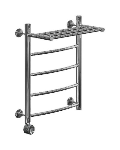 Электрический полотенцесушитель Ника Arc ЛД ВП 60/60 с полкой Хром