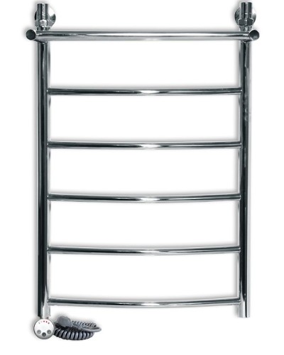 Электрический полотенцесушитель Ника Arc ЛД ВП 80/30 с полкой Хром