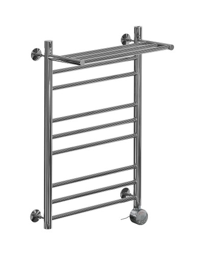 Электрический полотенцесушитель Ника Classic ЛП (Г2) ВП 80/60 с полкой Хром