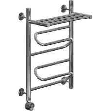 Электрический полотенцесушитель Ника Curve ЛZ ВП 60/40 с полкой Хром