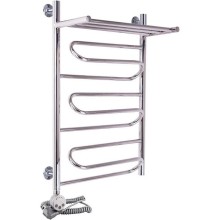 Электрический полотенцесушитель Ника Curve ЛZ ВП 80/50 с полкой Хром