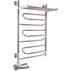 Электрический полотенцесушитель Ника Curve ЛZ ВП 80/50 с полкой Хром