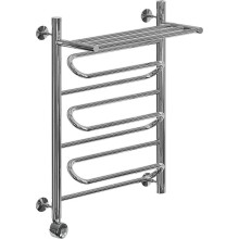 Электрический полотенцесушитель Ника Curve ЛZ ВП 80/60 с полкой Хром