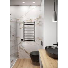 Электрический полотенцесушитель Ника Step-2 100/50 Черный матовый
