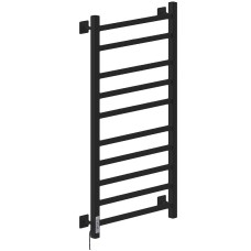 Электрический полотенцесушитель Ника Step-2 100/50 Черный матовый