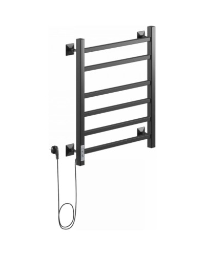 Электрический полотенцесушитель Ника Step-2 60/50 Черный матовый