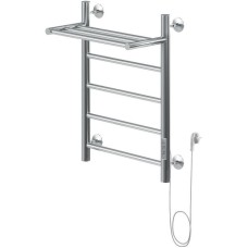 Электрический полотенцесушитель Aquanet Mauro 60х50 R 282006 с полкой Хром