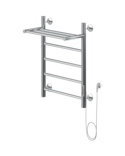 Электрический полотенцесушитель Aquanet Mauro 60х50 R 282006 с полкой Хром