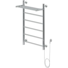 Электрический полотенцесушитель Aquanet Mauro 80х50 R 282007 с полкой Хром