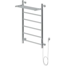 Электрический полотенцесушитель Aquanet Mauro 80х50 R 282007 с полкой Хром
