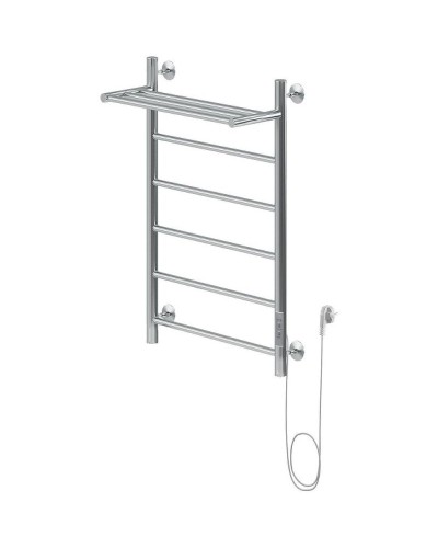 Электрический полотенцесушитель Aquanet Mauro 80х50 R 282007 с полкой Хром