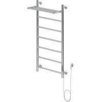 Электрический полотенцесушитель Aquanet Mauro 100х50 R 282008 с полкой Хром