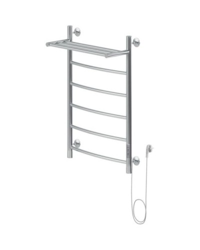 Электрический полотенцесушитель Aquanet Romeo 80х50 R 281991 с полкой Хром