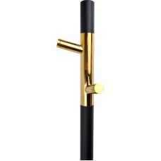 Электрический полотенцесушитель Vincea 15х140 VTD-1DB1E Черный матовый Золото