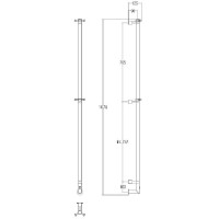 Электрический полотенцесушитель Margaroli Arcobaleno 616XGOB-1650 Золото