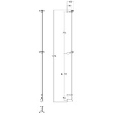 Электрический полотенцесушитель Margaroli Arcobaleno 616XGOB-1650 Золото