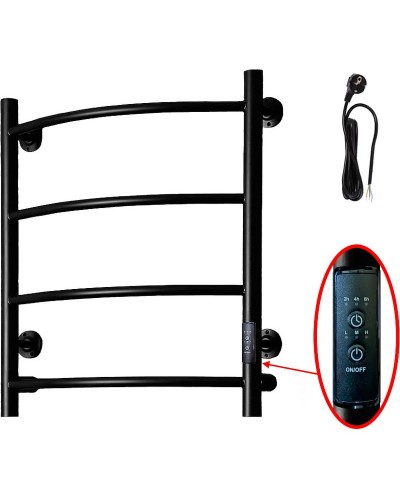 Электрический полотенцесушитель Тругор ПЭК 5 СП 60x50 Черный