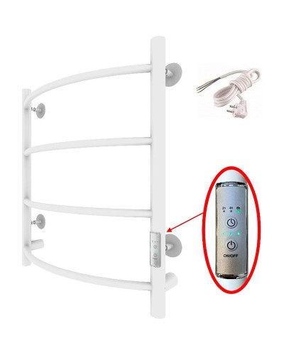 Электрический полотенцесушитель Тругор ПЭК 5 СП 60x50 Белый