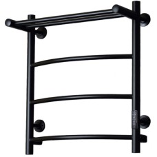 Электрический полотенцесушитель Тругор ПЭК 5П СП 60x50 с полкой Черный