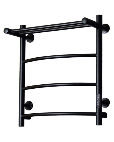 Электрический полотенцесушитель Тругор ПЭК 5П СП 60x50 с полкой Черный