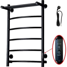 Электрический полотенцесушитель Тругор ПЭК 5П СП 80x50 с полкой Черный