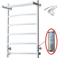 Электрический полотенцесушитель Тругор ПЭК 5П СП 80x50 с полкой Белый