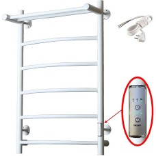 Электрический полотенцесушитель Тругор ПЭК 5П СП 80x50 с полкой Белый