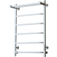 Электрический полотенцесушитель Тругор ПЭК 6П СП 80x50 с полкой Белый