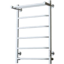 Электрический полотенцесушитель Тругор ПЭК 6П СП 80x50 с полкой Белый