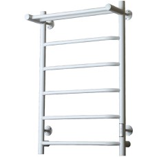 Электрический полотенцесушитель Тругор ПЭК 6П СП 80x50 с полкой Белый