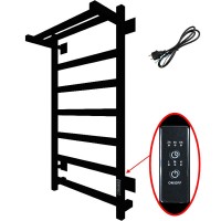 Электрический полотенцесушитель Тругор ПЭК 20квП СП 80x50 с полкой Черный