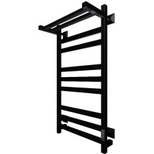 Электрический полотенцесушитель Тругор ПЭК 21квП СП 80x50 с полкой Черный