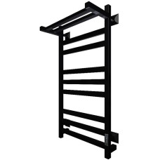Электрический полотенцесушитель Тругор ПЭК 21квП СП 80x50 с полкой Черный