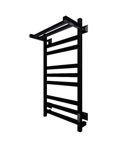 Электрический полотенцесушитель Тругор ПЭК 21квП СП 80x50 с полкой Черный