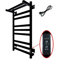 Электрический полотенцесушитель Тругор ПЭК 21квП СП 80x50 с полкой Черный