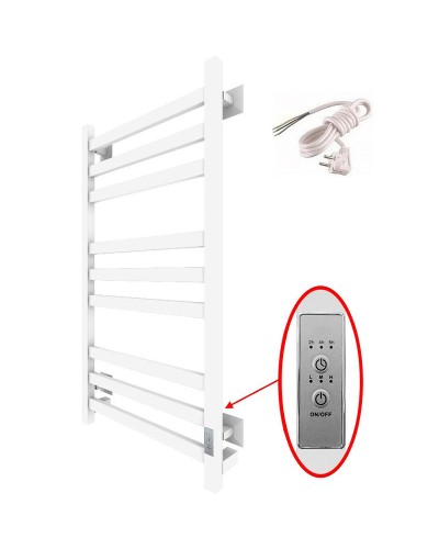 Электрический полотенцесушитель Тругор ПЭК 21кв СП 80x50 Белый