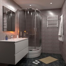 Электрический полотенцесушитель Тругор ПЭК 19 СП 60x50 Белый